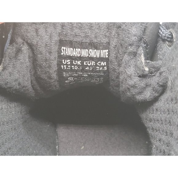 Vans Men Cole Navin Standard Mid MTE Snow Boots Black Reflective Gray Size 11.5 - Picture 7 of 8